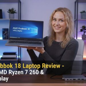Asus Vivobook 18 M1807HA-MS78 AMD Ryzen™ 7 260 1TB SSD 16GB 18.4  (1920x1200) WIN11 QUIET BLUE Backlit Keyboard NO WARRANTY