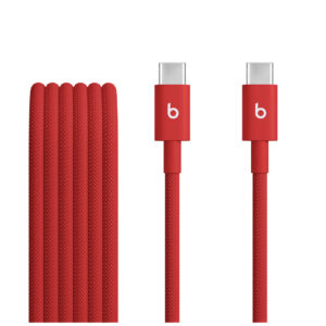 Beats USB-C to USB-C Woven Cable (1.5 m / 5 ft) Rapid Red