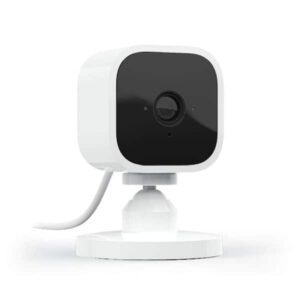Blink Mini Compact indoor plug-in smart security camera 1 camera White