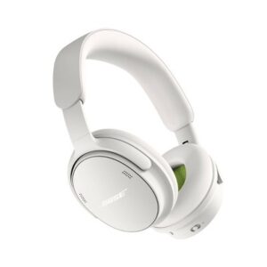 Bose QuietComfort SC Wireless Over-Ear Headphones WHITE SMOKE : Bluetooth, Active Noise Cancellation, Up to 24 Hrs Battery Life,USB-C Fast Charging, Ultra Comfort / Plush Earcups