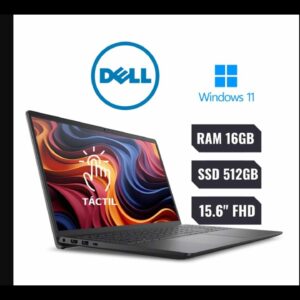 Dell 15 DC15255 AMD Ryzen™ 7 7730U 512GB SSD 8GB 15.6  (1920x1080) TOUCHSCREEN WIN11 BLACK ENGLISH/FRENCH