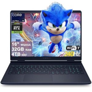 Dell Alienware Aurora 16 GAMING Core™ 9 290HX 1TB SSD 16GB 16  (2560x1600) 240Hz WIN11 NVIDIA® RTX 5070 8192MB BLUE RGB Backlit Keyboard