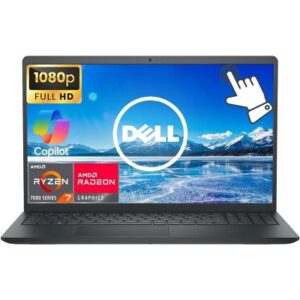 Dell Inspiron 15 Ryzen™ 7 7730U 512GB SSD 16GB 15.6 (1920x1080) TOUCHSCREEN WIN11 BLACK