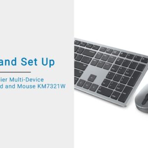 Dell KM7321W Multi-Device Wireless Keyboard and Mouse SPANISH
