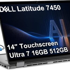 Dell Latitude 7450 2-IN-1 Core™ Ultra 7 165U 512GB SSD 16GB14 (1920x1080) TOUCHSCREEN WIN11 Pro Backlit Keyboard