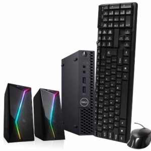 Dell OptiPlex 5070 MICRO Core™ i5-9500T 256GB SSD 16GB WIN11 Pro Keyboard Mouse BLACK