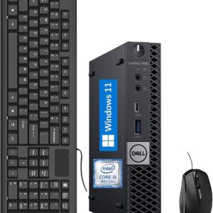 Dell OptiPlex 7060 MINI Core™ i7-8700T 256GB SSD 16GB WIN11 Keyboard Mouse BLACK