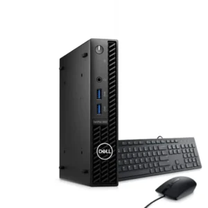 Dell Optiplex 3000 MICRO Core™ I5-12500T 2.0GHz 256GB SSD 8GB BT WIN10 Pro Keyboard & Mouse BLACK