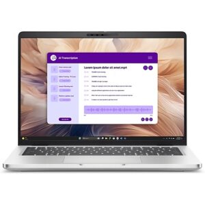 Dell Pro 14 Plus AMD Ryzen™ AI 5 PRO 340 512GB SSD 16GB 14 (1920x1200) WIN11 PLATINUM SILVER Backlit Keyboard 1-year on-site warranty