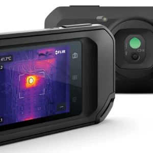 FLIR C3-X Compact Thermal Camera BLACK : 128×96 True Thermal Imaging, 5MP Resolution, IP54 Rating, 53.6° FOV, <70 mK Thermal Sensitivity/NETD