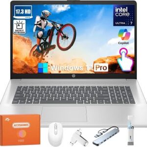 HP 17-CN5037 Core™ Ultra 7 255U 256GB SSD 16GB 17.3  (1920x1080) WIN11 NATURAL SILVER