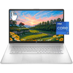 HP 17T-CN200 Core™ i7-1255U 512GB SSD 16GB 17.3  (1600x900) TOUCHSCREEN WIN11 SILVER FP Reader Renew Generic Box