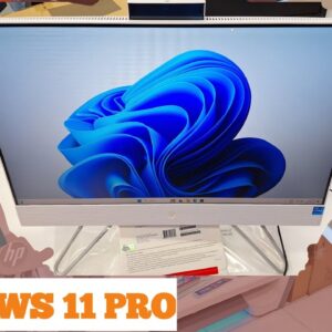 HP 24-CR0114 ALL-IN-ONE Ryzen™ 3 7320U 512GB SSD 8GB 23.8  (1920x1080) IPS WIN11 Keyboard Mouse JET BLACK