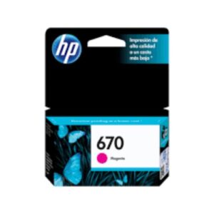 HP 670 Magenta Ink Cartridge LATIN AMERICA
