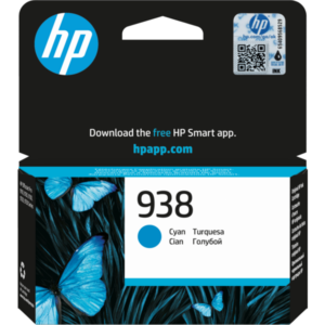 HP 938 Cyan Original Ink Cartridge