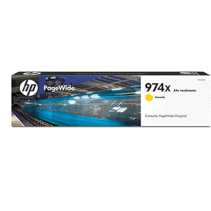 HP 974X Yellow Original Pagewide Cartridge LATIN AMERICA