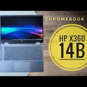 HP Chromebook x360 14B-CD0020 Core™ i3-N305 128GB UFS 8GB 14 (1920x1080) TOUCHSCREEN ChromeOS METEOR SILVER Backlit Keyboard ENGLISH FRENCH CA