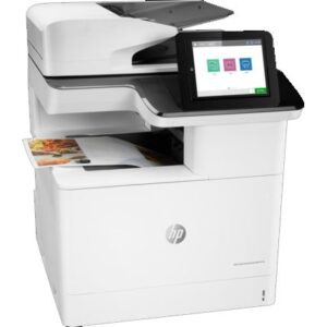 HP Color LaserJet Managed Flow MFP E57540c Printer WHITE : with minimum 50% capacity or more HP OEM Toner inside unit, Print / Copy / Scan / Optional Fax, 8.0-inch Display