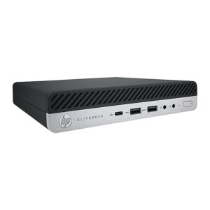 HP EliteDesk 800 G5 MINI Core™ i5-8500T 500GB SSD 16GB WIN11 Pro Keyboard Mouse BLACK