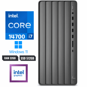 HP Envy TE01-5147 MT Core™ i7-14700 512GB SSD + 1TB HDD 32GB WIN11 Pro Keyboard Mouse BLACK