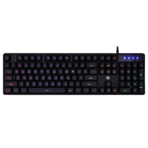 HP K300 Wired Gaming Keyboard, Membrane keys, Backlit, Splash Proof, Comfortable Design, Black (SPANISH) - MOQ 20 pcs. per Master