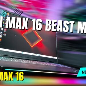 HP OMEN MAX 16-AK0098 GAMING AMD Ryzen™ AI 9 HX 375 1TB SSD 32GB 16 (2560x1600) 240Hz IPS WIN11 NVIDIA® RTX 5080 16384MB SHADOW BLACK RGB Backlit Keyboard