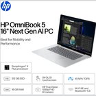 HP OmniBook X 16-AW0033 Core™ Ultra 7 255H 2TB SSD 32GB 16 (2048x1280) OLED TOUCHSCREEN WIN11 NVIDIA® RTX 4050 6144M METEOR SILVER Backlit Keyboard