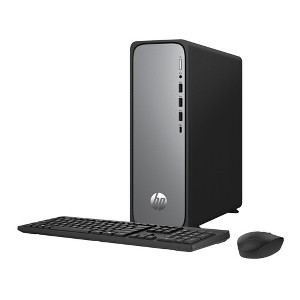 HP OmniDesk M02-0035 TOWER Core™ i3-14100 256GB SSD 8GB WIN11 Keyboard Mouse METEOR SILVER