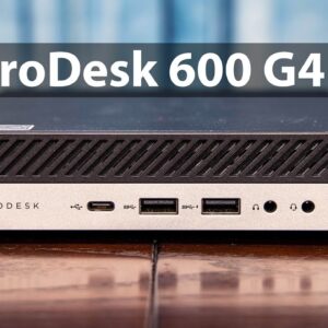 HP ProDesk 600 G4 MINI Core™ i5-8500T 256GB SSD 8GB WIN11 Pro Keyboard Mouse BLACK