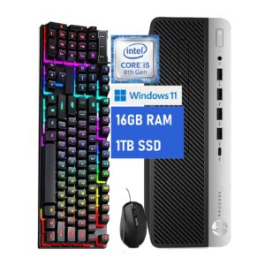 HP ProDesk 600 G4 SFF Core™ i7-8700 256GB SSD 16GB WIN10 Pro BLACK Keyboard Mouse