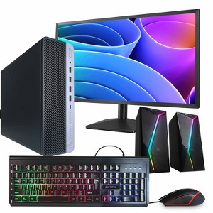 HP ProDesk 600 G4 SFF Core™ i7-8700 256GB SSD 16GB WIN11 Pro Keyboard Mouse BLACK