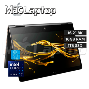HP Spectre x360 16-AA0013 2-IN-1 Core™ Ultra 7 155H 1TB SSD 16GB 16  (2880x1800) TOUCHSCREEN WIN11 NIGHTFALL BLACK Backlit Keyboard FP Reader