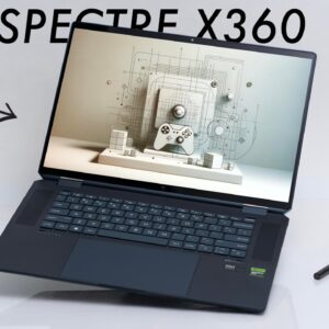 HP Spectre x360 16-AA0047 2-IN-1 Core™ Ultra 7 155H 1TB SSD 16GB 16  (2880x1800) OLED TOUCHSCREEN WIN11 SPACE BLUE ALUMINUM Backlit Keyboard FP Reader