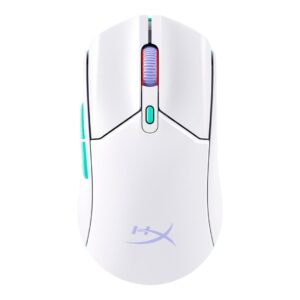 HyperX Pulsefire Haste 2 Core Wireless Gaming Mouse - White/Green/Purple, US Sales Only