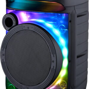 IQ sound CYBER FLEX 8/8 Portable Bluetooth Party Speaker/TWS/FM/USB/Micro SD/2 Mic In/Aux In/LED Light Show/Control Panel/Remote&Wireless Mic/RMS 40W/8 Woofer 1.5 'Tweeter/Rechargeable 3000mAh/Pole Socket(Must be purchased in packs of 20)
