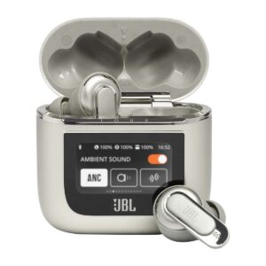 JBL Tour Pro 2 True Wireless Noise Cancelling Earbuds Champagne Gold