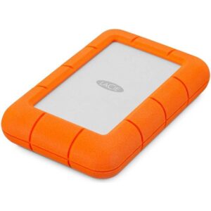 LaCie Rugged Mini Externe SSD 500GB, PC/Mac/iPad/Thunderbolt, 40 Gb/s, 2.000 MB/s, Rescue Services (STMF500400)