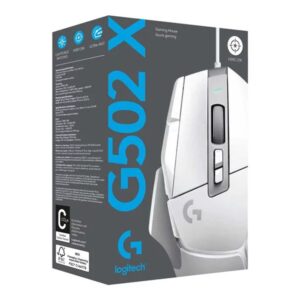 Lenovo Logitech G G502 X LIGHTFORCE Wired Gaming Mouse WHITE