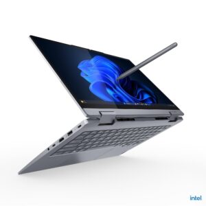 Lenovo ThinkBook 14 IAU Gen 5 2-IN-1 Core™ Ultra 5 225U 256GB SSD 16GB 14 WUXGA (1920x1200) TOUCHSCREEN IPS WIN11 Pro LUNA GREY Backlit Keyboard FP Reader Yoga Pen GRADE B