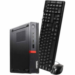 Lenovo ThinkCentre M720q TINY Core™ i5-8500T 256GB SSD 16GB WIN11 Pro Keyboard Mouse BLACK