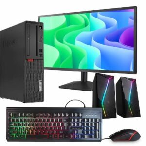 Lenovo ThinkCentre M80q TINY Core™ i5-10400T 512GB SSD 32GB WIN11 Pro BLACK Keyboard Mouse