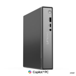 Lenovo ThinkCentre neo 55q Gen 6 Tiny Desktop AMD Ryzen™ 5 220 512GB SSD 8GB Wi-Fi 6 + BT 5.4 No OS BLACK Wired Keyboard & Mouse