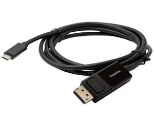 Lenovo VisionTek USB-C to DisplayPort 6.6ft BLACK