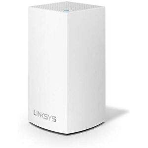 Linksys WHW01 Velop Whole Home Dual-Band WiFi AC1300 System WHITE : MU-MIMO, WPA2 Personal, Up to 1500 Sq. Ft Coverage
