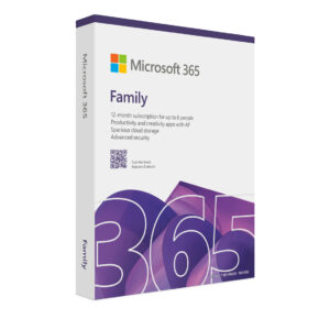 Microsoft 365 Family 12-Month Subscription up to 6 people - US ONLY - : Office Apps includes Word / Excel / PowerPoint, 1TB OneDrive Cloud Storage, Digital Delivery Only
