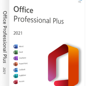 Microsoft Office Professional Plus 2021 Lifetime for 1 Windows PC (Digital Delivery Only) : Classic 2021 versions, Word, Excel, PowerPoint, Outlook, Publisher, Access