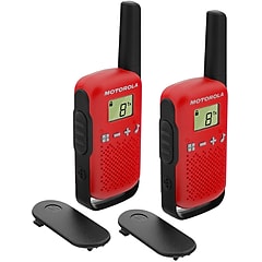 Motorola Solutions Talkabout T110, Privacy Easy Pairing, 16 Mile, 2 Pack RED