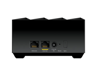 Netgear Nighthawk Dual-Band WiFi 6 Whole Home Mesh System 3-Pack BLACK : Router + 2 Satellites, Wi-Fi 6 AX1800, 2.4GHz / 5GHz, MU-MIMO Capable