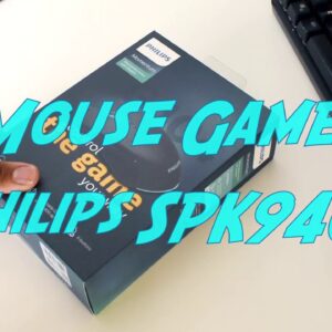 Philips SPK9404 Wired RGB Gaming Mouse, 6 programmable buttons, 2400 MAX DPI, Black - MOQ 40 pcs. per Master