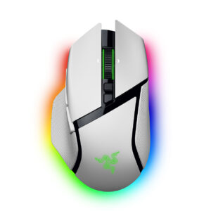 Razer Basilisk V3 Pro Optical Gaming Mouse with HyperScroll Tilt Wheel Wireless White